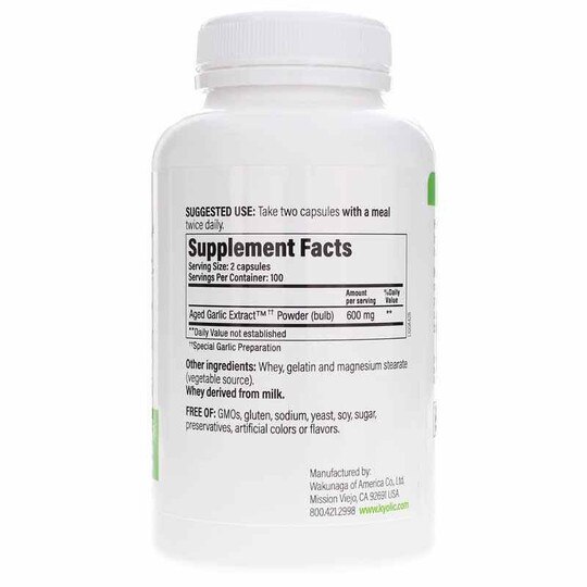 Kyolic Formula 100 Cardiovascular, KYO